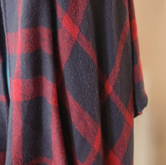 Hayes Plaid Sleeveles Long Vest one size - Picture 11 of 11